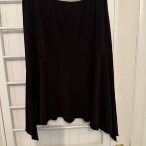 Vintage Y2K Black Knit Swishy Skirt